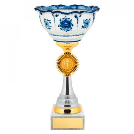Кубок Российские традиции керамика/мрамор (высота 25,5 см)