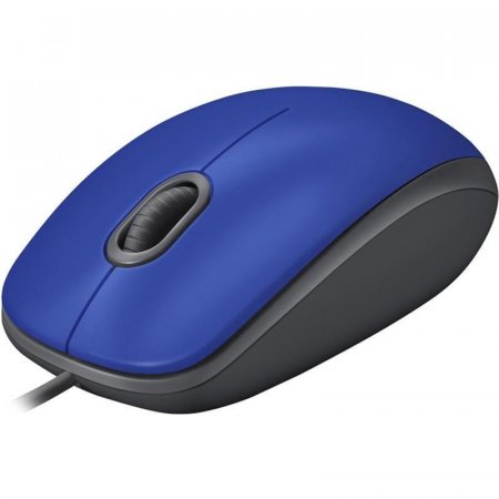 Мышь компьютерная Logitech M110 синяя