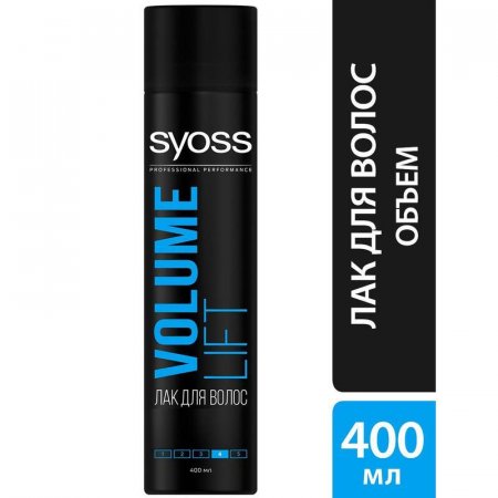 Лак для волос Syoss Volume Lift объем экстрасильная фиксация 400 мл