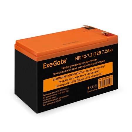 Батарея для ИБП ExeGate HR 12-7.2 12 В 7.2 Ач