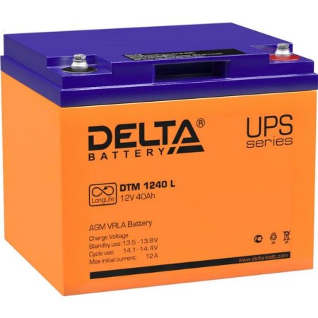 Батарея для ИБП Delta DTM 1240 L 12 В 40 Ач