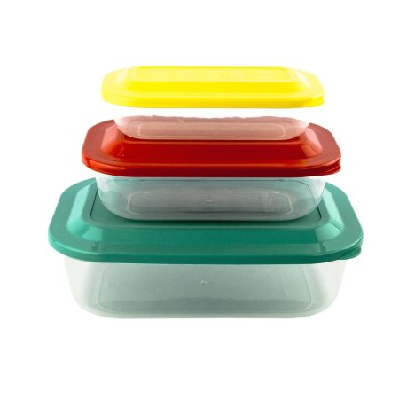 Набор контейнеров Uniplast Пикник-2 пластиковых 3 штуки (0.5, 1, 2.5 л)