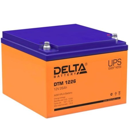 Батарея для ИБП Delta DTM 1226 12 В 26 Ач