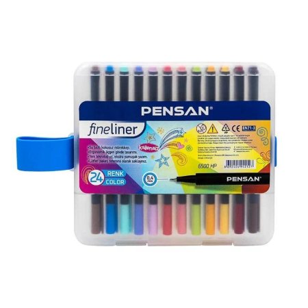 Набор линеров Pensan Fine 24 цвета (толщина линии 0.4 мм)