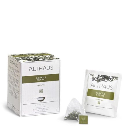 Чай Althaus Sencha Senpai Pira Pack зеленый 15 пакетиков