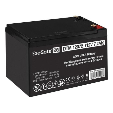 Батарея для ИБП ExeGate DTM 12072 12 В 7.2 Ач