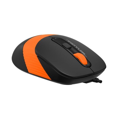 Мышь проводная A4tech Fstyler FM10S черная/оранжевая (FM10S USB ORANGE)
