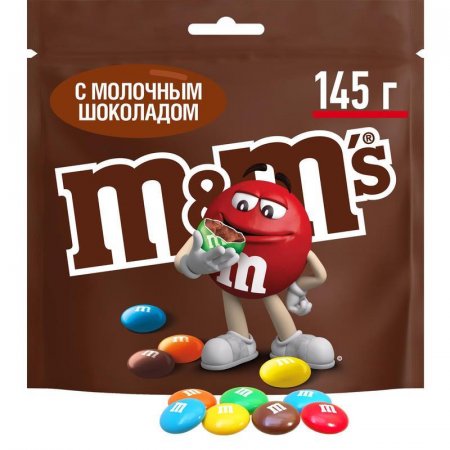 Драже M&M`s  с шоколадом 145 г