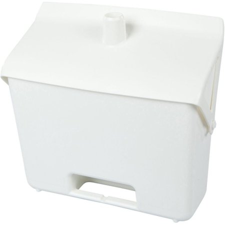 Совок- ловушка для мусора с крышкой FBK пластик белый (ширина 31 см)