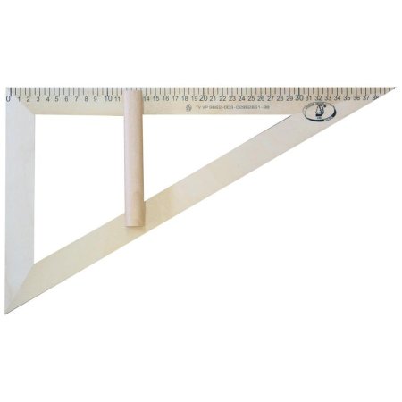 Треугольник Можга для школьной доски 30 градусов деревянный