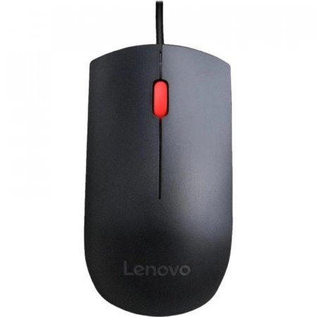 Мышь компьютерная Lenovo Essential USB Mouse черная (4Y50R20863)