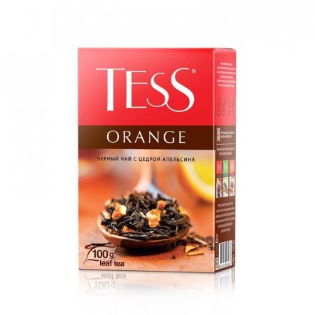Чай Tess Orange черный с апельсином и яблоком 100 г