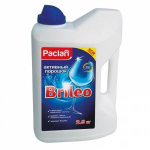 Активный порошок для посудомоечных машин Paclan Brileo 2.5 кг