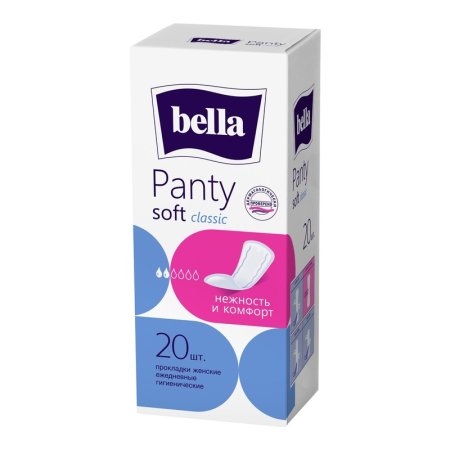Прокладки женские ежедневные Bella Panty Soft Classic (20 штук в  упаковке)
