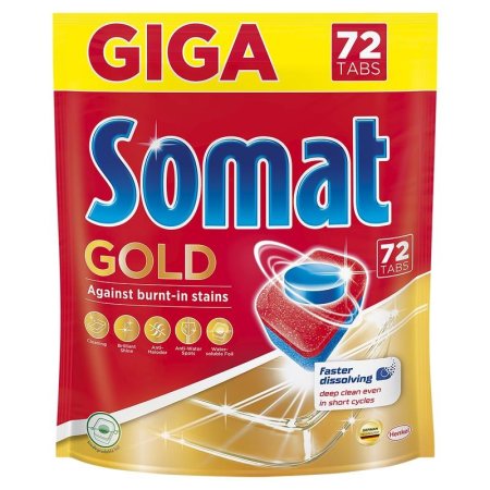 Таблетки для посудомоечных машин Somat Gold (72 штуки в упаковке)