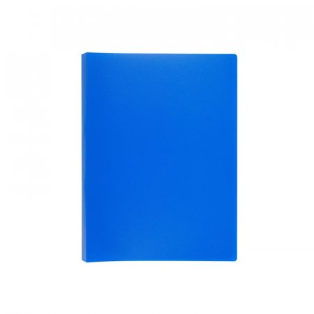 Папка-скоросшиватель с пружинным механизмом Attache пластиковая А4 синяя (0.7 мм, до 150 листов)