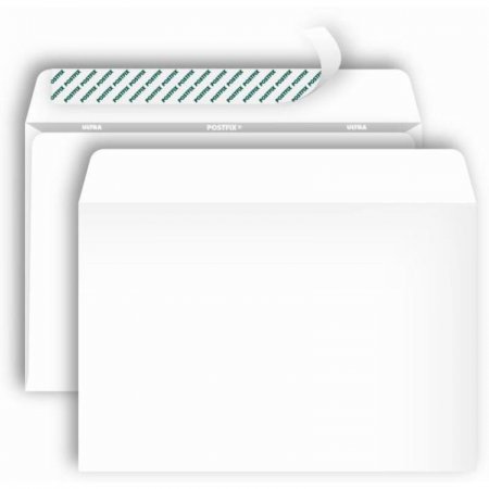 Конверт почтовый Postfix Bong С5 (162x229 мм) белый удаляемая лента (1000 штук в упаковке)
