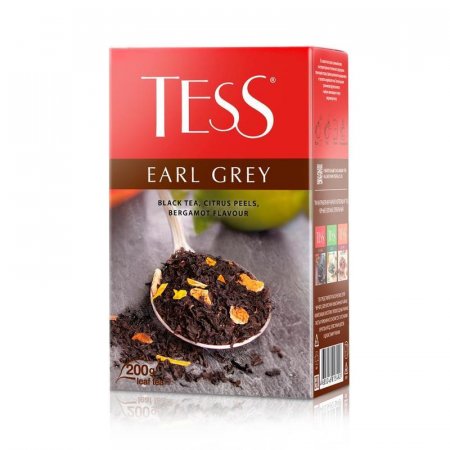 Чай Tess Earl Grey черный с лаймом и апельсином 200 г