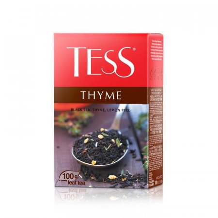 Чай Tess Thyme черный с чабрецом и лемоном 100 г