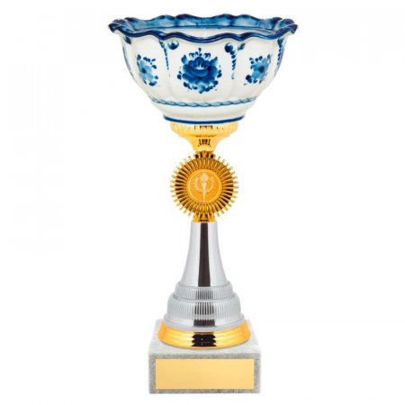 Кубок Российские традиции керамика/мрамор (высота 28 см)