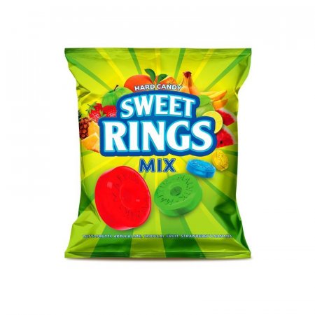 Леденцы Sweet Rings Mix ассорти 180 г