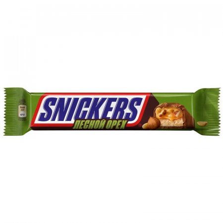 Шоколадный батончик Snickers с лесным орехом 81 г