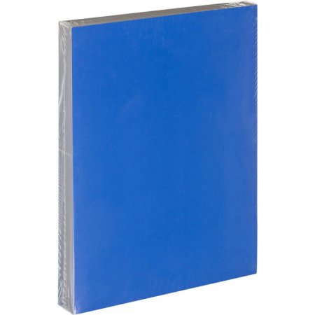 Обложки для переплета картонные А4 250 г/кв.м синие глянцевые (100 штук  в упаковке)