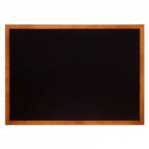 Доска меловая настенная Attache Non magnetic 30x42 см черная в деревянной раме