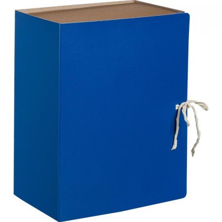 Короб архивный Attache Economy из бумвинила синий 150 мм (2 х/б завязки до 1500 листов)