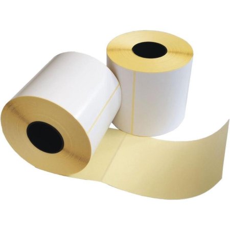 Термотрансферные этикетки  100x150 мм бумажные полуглянцевые (диаметр   втулки 40 мм, 15 рулонов по 400 этикеток)