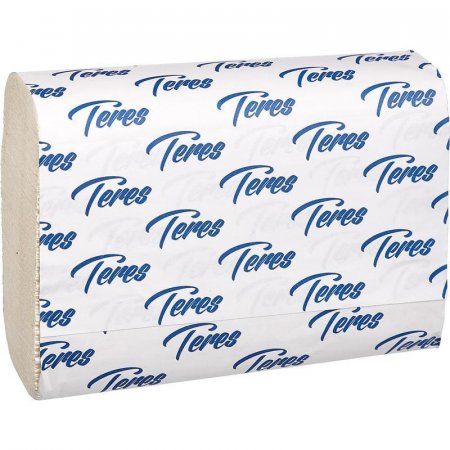 Полотенца бумажные листовые Teres Z-сложения 1-слойные 15 пачек по 200 листов
