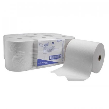 Полотенца бумажные в рулонах Kimberly-Clark 1-слойные 6 рулонов по 304 метра (артикул производителя 6667)