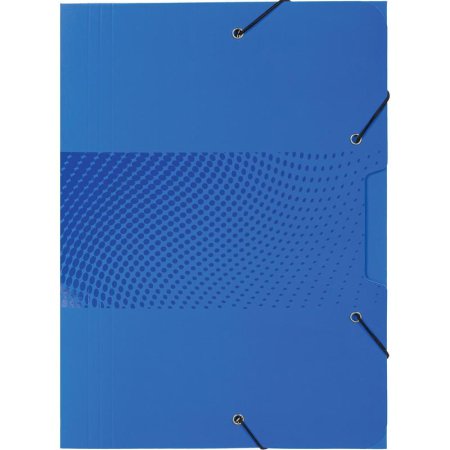 Папка на резинках Attache Digital А4 30 мм картонная до 300 листов синяя (плотность 270 г/кв.м)