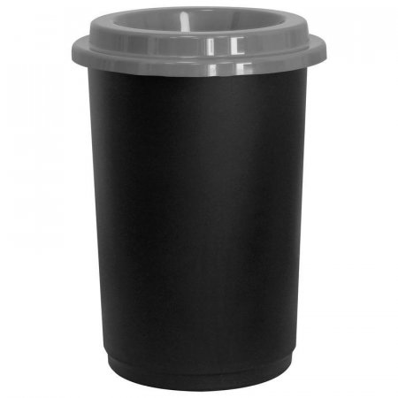 Урна для мусора Idea Эко 50 л пластик серая (42x59 см)