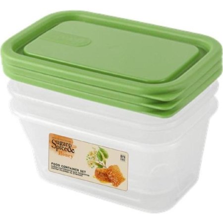 Набор контейнеров Sugar&Spice Honey пластиковых 3 штуки (200 мл)