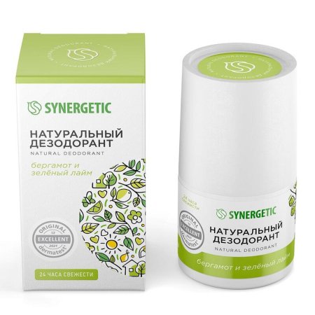 Дезодорант Synergetic бергамот/зеленый лайм 50 мл