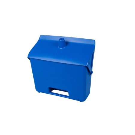 Совок- ловушка для мусора с крышкой FBK (80201-2) пластик синий (ширина  31 см)