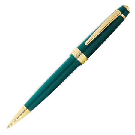 Ручка шариковая Cross Bailey Light Polished Green Resin цвет чернил  черный цвет корпуса зеленый (артикул производителя AT0742-12)