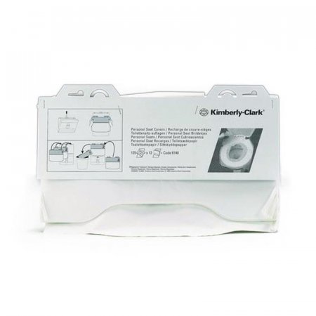 Одноразовые покрытия для унитаза Kimberly-Clark 38.1x45.7 см (125 штук в пачке, артикул производителя 6140)