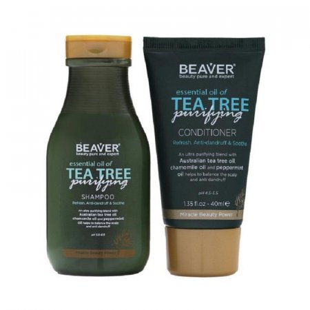 Подарочный набор женский Beaver с маслом Чайного дерева