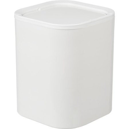 Корзина для мусора Luscan Professional Etalon 8 л меламин белая  (19х19х24 см)
