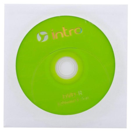 Диск DVD-R Intro 16X 4,7GB конверт