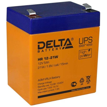 Батарея для ИБП Delta HR 12-21 12 В 5 Ач