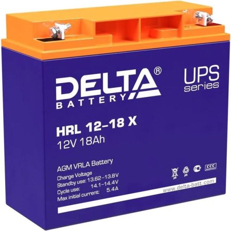 Батарея для ИБП Delta HRL 12-18 X 12 В 18 Ач