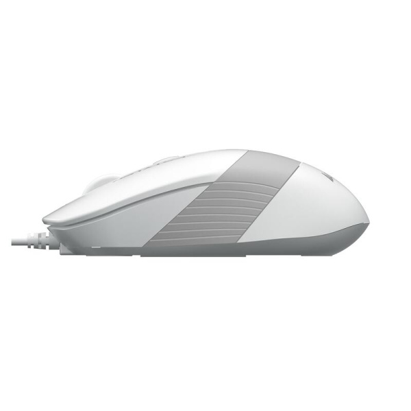 Мышь проводная A4tech Fstyler FM10S белая/серая (FM10S USB WHITE)