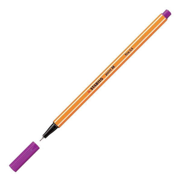Линер Stabilo Point 88/55 фиолетовый (толщина линии 0.4 мм)