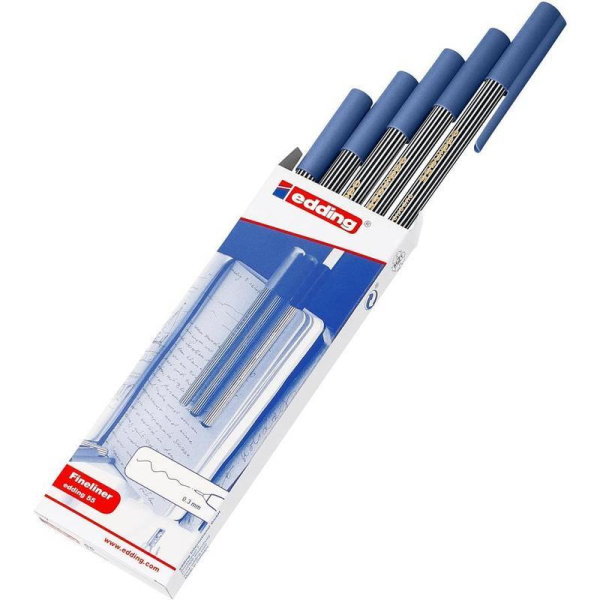 Линер Edding 55/17 синий (толщина линии 0.3 мм)