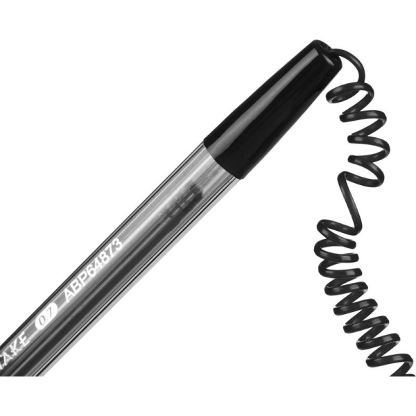 Ручка шариковая на подставке M&G цвет чернил черный с пружиной   (толщина линии 0.5 мм)