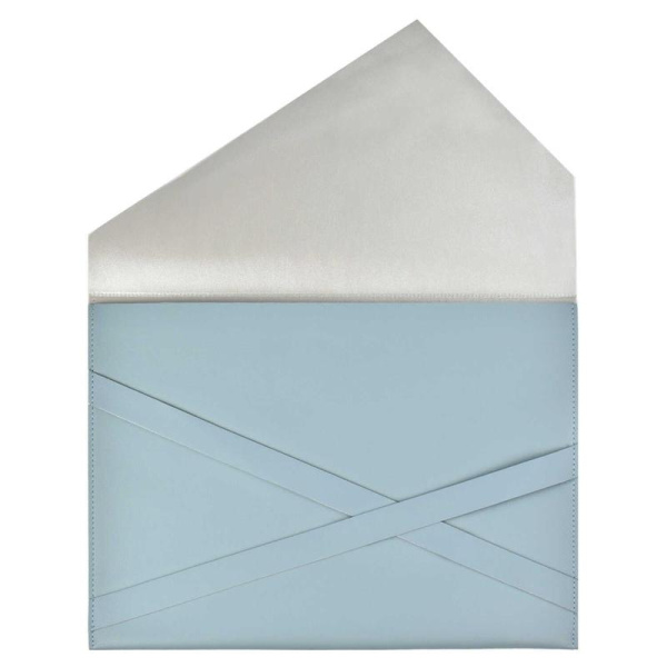 Папка-конверт с клапаном Escalada A4+ голубая 200 мкм