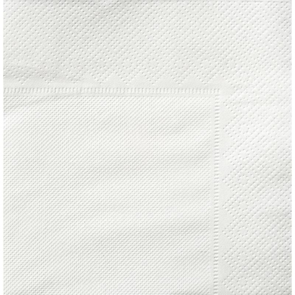 Салфетки бумажные Лилия 24x24 см белые 2-слойные 85 штук в упаковке